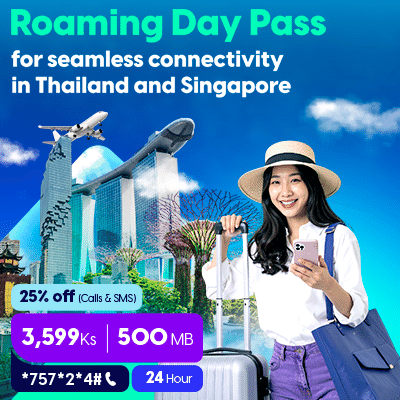 1 Day roaming pack