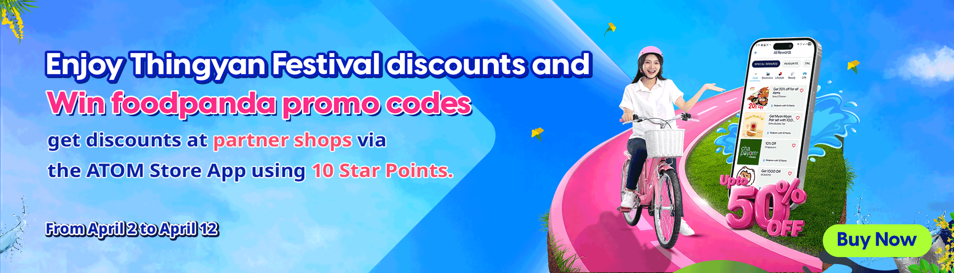 Redeem & Win Thingyan Rewards Campaign