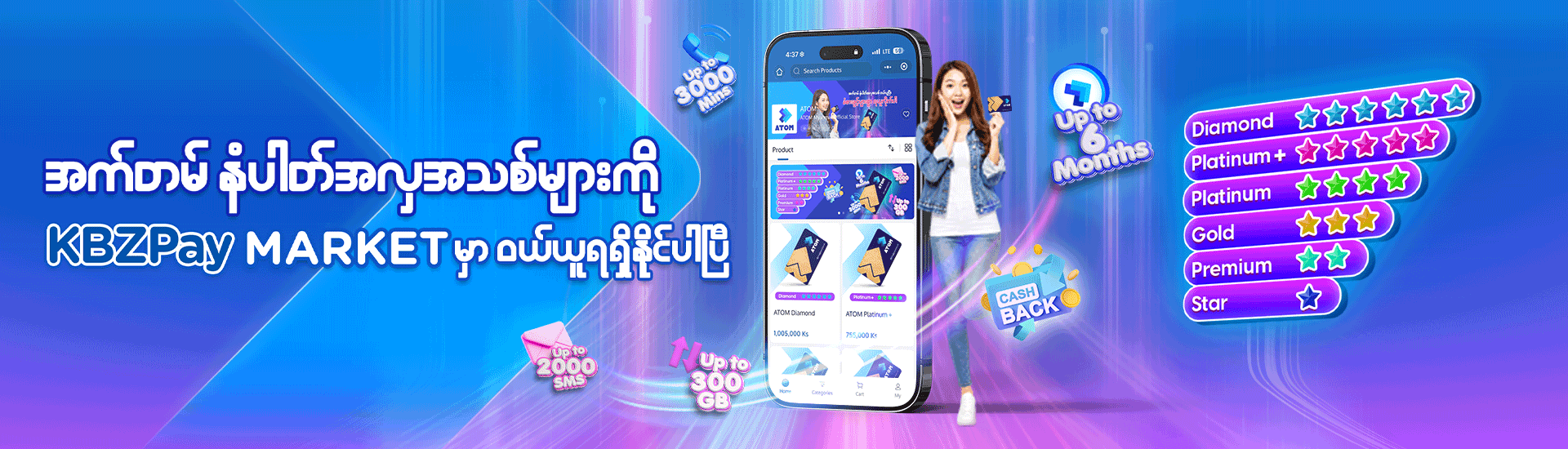 ATOM Prepaid Vanity SIMs