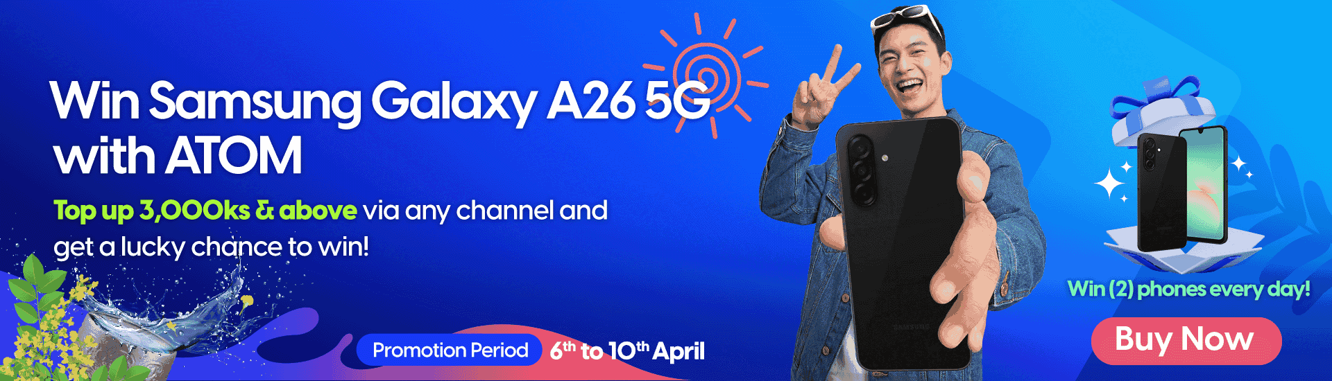 Pre Thingyan Topup Promotion