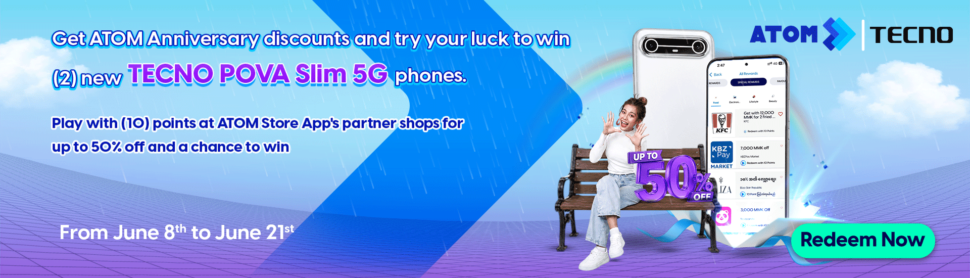 Celebrate & Win with ATOM Rewards Campaign Winners
